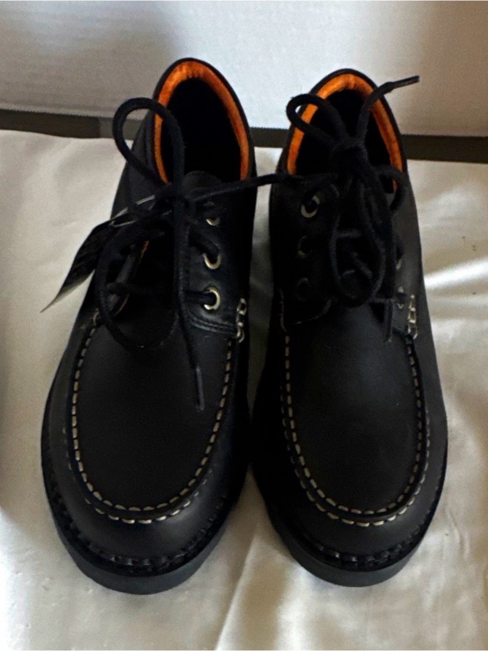 Bass Explore  Black Leather Waterproof Lace-Up Oxford Shoes US 7